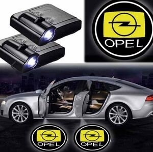 2 Wireless Universal Opel Car Door LED Projector Lights